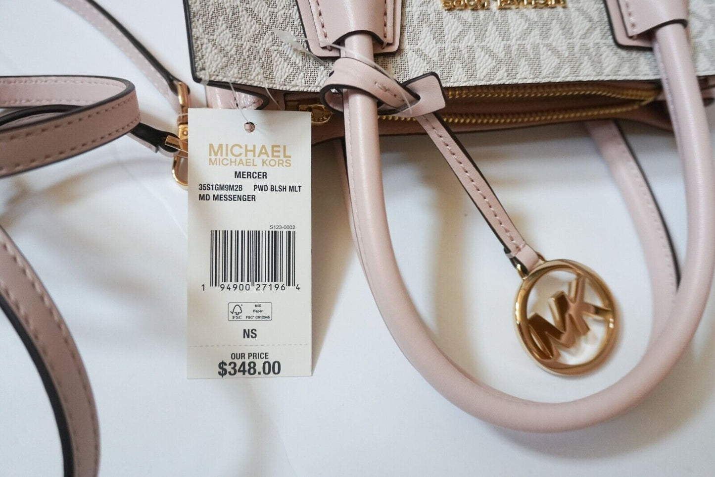 Michael Kors MERCER Medium Satchel Shoulder Messenger Crossbody Bag